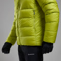 Citrus Spring Montane Men's Anti-Freeze XPD Hooded Down Jacket Model 4