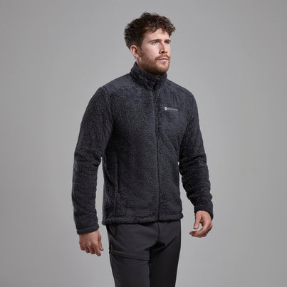 Midnight Grey Montane Men's Caldus Fleece Jacket Front