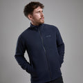 Eclipse Blue Montane Men's Chonos Fleece Jacket Model 4