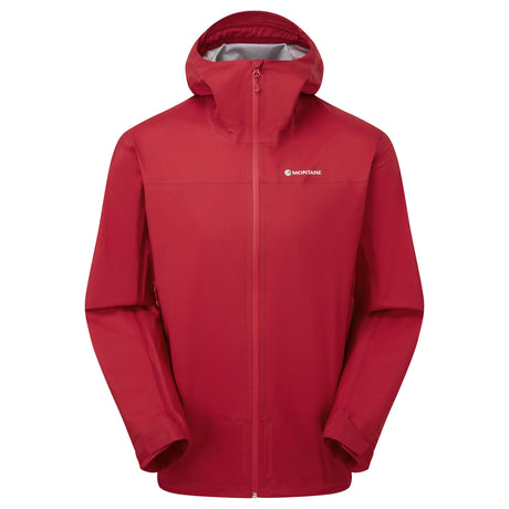 Acer Red Montane Men's Cetus Lite Waterproof Jacket Front