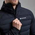 Black Montane Men's Composite Hooded Down Jacket Model 4