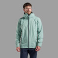 Sea Mist Montane Men's Cetus Waterproof Jacket Model Front