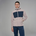 Oyster Montane Men's Caldus XT 2.0 Hooded Fleece Jacket Model Front MCXTHOYS