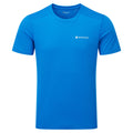 Electric Blue Montane Men's Dart Lite T-Shirt Front