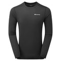 Black Montane Men's Dart Lite Long Sleeve T-Shirt Front