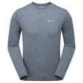 Stone Blue Montane Men's Dart Long Sleeve T-Shirt Front