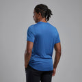 Neptune Blue Montane Men's Dart T-Shirt Model Back