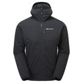 Black Montane Men's Fireball Hooded Insulated Jacket Front