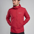 Acer Red Montane Men's Fireball Nano Hooded Jacket Model 3