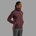 Dark Garnet Montane Men's Featherlite Hooded Windproof Jacket Model 3