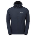 Eclipse Blue Montane Men's Featherlite Hooded Windproof Jacket Front