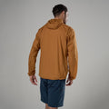 Amber Montane Men's Featherlite Hooded Windproof Jacket Model Back