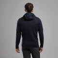 Black Montane Men's Fury XT Hooded Fleece Jacket Model Back