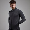 Midnight Grey Montane Men's Fury Lite Fleece Jacket Model 3