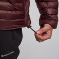 Dark Garnet Montane Men's Icarus Hooded Insulated Jacket Model 4