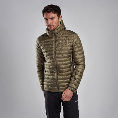 Caper Montane Men's Icarus Lite Hooded Jacket Front