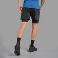 Black Montane Men's Jetstream 5" Trail Running Shorts Model Back