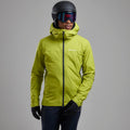 Citrus Spring Montane Men's Niveus Lite Waterproof Jacket Model Front