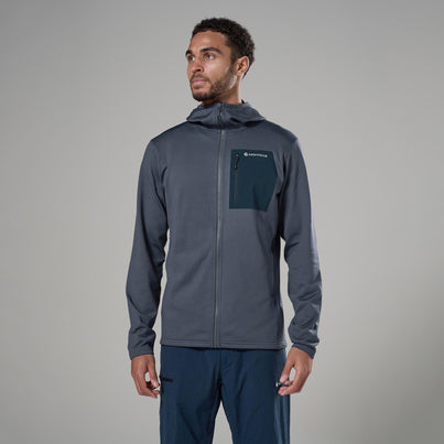 Dark Sky Montane Men's Protium CP Hooded Fleece Jacket Front MPCPHDAS