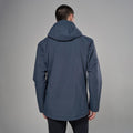 Dark Sky Montane Men's Phase Waterproof Jacket Model Back MPHJADAS