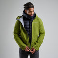 Alder Green Montane Men's Phase XT Waterproof Jacket Model 4