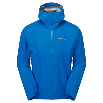 Electric Blue Montane Men's Phase Nano Waterproof Jacket Front