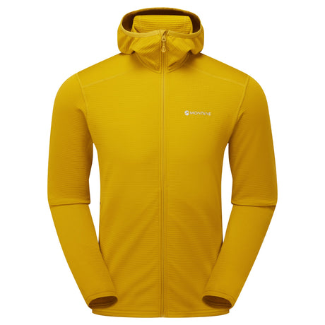 Ginkgo Gold Montane Men's Protium Lite Hooded Fleece Jacket Front