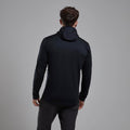 Black Montane Men's Protium Hooded Fleece Jacket Model Back