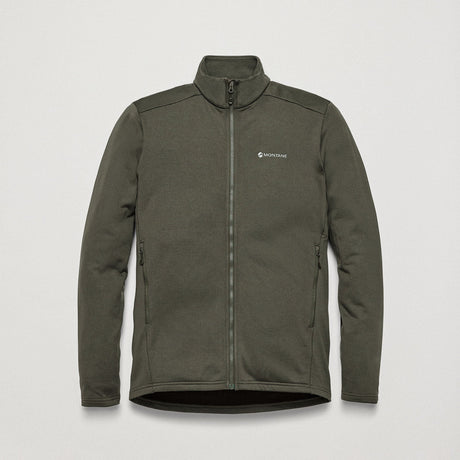 Moss Montane Men's Protium Fleece Jacket Front MPRMJMOS