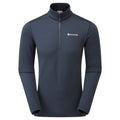 Eclipse Blue Montane Protium Fleece Pull-On Jacket Front