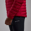 Acer Red Montane Men's Resolve Hooded Down Jacket Model 5