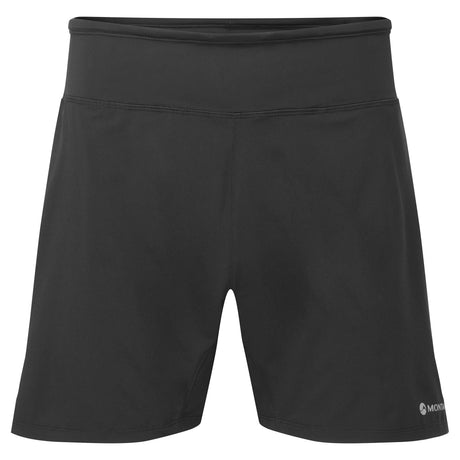 Black Montane Men's Slipstream 5" Trail Running Shorts Front