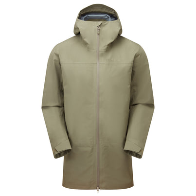 Caper Montane Men's Spirit Long Waterproof Jacket Front