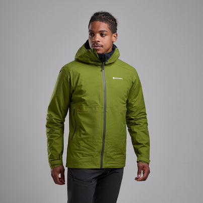 Alder Green Montane Men's Spirit Lite Waterproof Jacket Front