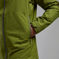 Alder Green Montane Men's Spirit Lite Waterproof Jacket Model 4