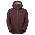 Dark Garnet  Montane Men's Spirit Waterproof Jacket Front