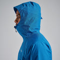 Electric Blue Montane Men's Spirit Waterproof Jacket Model 4