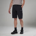 Black Montane Men's Tenacity Softshell Shorts Model Front