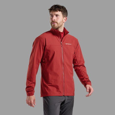 Dark Maple Montane Men's Tenacity Softshell Jacket Front