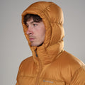Amber Montane Men's Thaw Hooded Down Jacket Model 5 MTHAHAMB