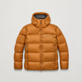 Amber Montane Men's Thaw Hooded Down Jacket Front MTHAHAMB