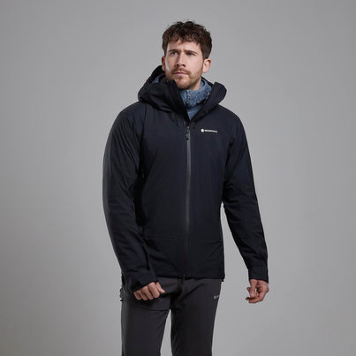 Black Montane Men's Torren Waterproof Jacket Front