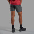 Midnight Grey Montane Men's Volantis 7" Shorts Model Back