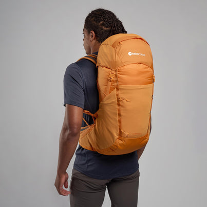 Flame Orange Montane Trailblazer® 32L Backpack Side PTZ32FLO