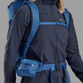 Neptune Blue Montane Valen 40+5L Backpack Model Front