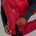 Adrenaline Red Montane Apex 8000 Down Salopettes Model 10