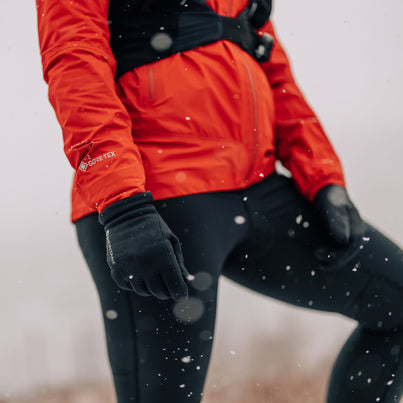 Black Montane Women's Fury XT Fleece Gloves Front