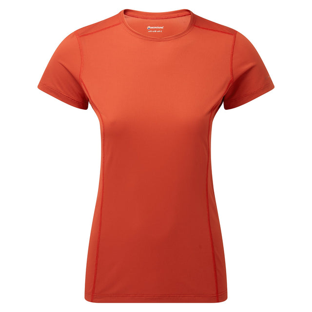 Montane Women's Dart Lite T-Shirt - Saffron Red